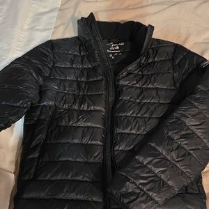 Abercrombie & Fitch Black Puffer Jacket